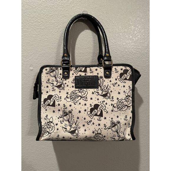 Disney Loungefly Ariel Little Mermaid True Love Tattoo Tote - Picture 4 of 7